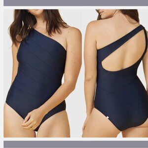 SummerSalt The Sidestroke One Piece Swimsuit in Navy Blue #T756